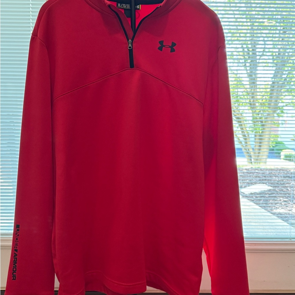Under Armour Men’s Red Performance Pullover SZ XL. New without tags